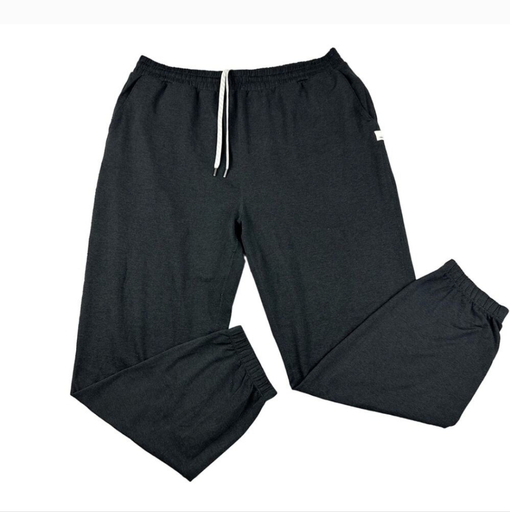 Vuori Women’s Boyfriend Cargo Sweatpant Black Heather Size Large - Picture 11 of 14